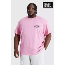 Süperlife Erkek Büyük Beden Unified Collective Baskılı Bisiklet Yaka Tshırt SPR25BTS905