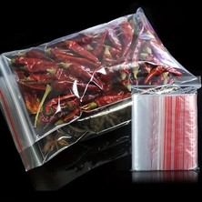 Hg Ambalaj 100 Adet 10X12 cm Şeffaf Kilitli Poşet, Kına Çerez Kuruyemiş Poşeti, Kilitli Torba