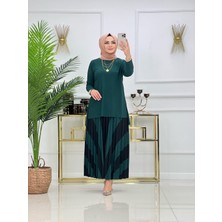 Parça Desenli Sandy Etekli Takım