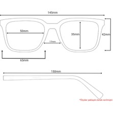 Toz Vintage Delova Siyah Vintage & Retro Unisex Güneş Gözlüğü