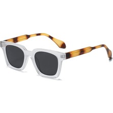 Toz Vintage Sesira Leopar Detaylı Vintage & Retro Unisex Güneş Gözlüğü