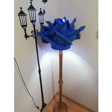 Eva Gül Tasarım Lambader Başlığı Saks Rengi