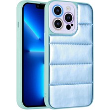 Mastersonic iPhone 13 Pro Max Uyumlu Kamera Korumalı Airbagli Renkli Mtsc Seksek Kapak-Mavi