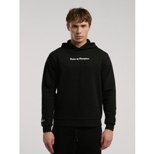 Everlast Champions Collection Siyah Erkek Kapüşonlu Sweatshirt