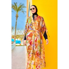 Tesettür Plaj Kimonosu | Şık, Rahat ve Tam Boy Örtücü Tasarım P2512