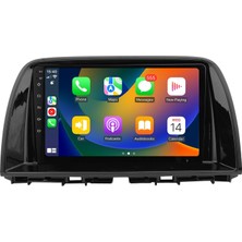 Govimaks MAZDA CX-5 2013 2016 UYUMLU PIANO BLACK 6 GB RAM 128 GB HAFIZA ANDROID MULTIMEDIA TEYP