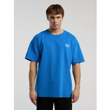 Ever Essentials Oversize Mavi Erkek Tişört