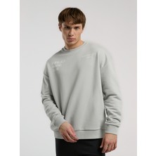 Everlast Boxing Club Açık Gri Erkek Sweatshirt