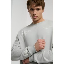 Everlast Boxing Club Açık Gri Erkek Sweatshirt