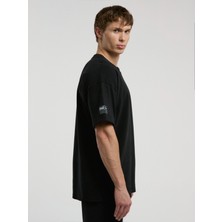 Ever Essentials Oversize Siyah Erkek Tişört