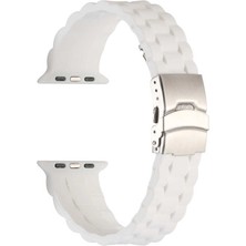 Mastersonic Watch Ultra 49MM Kordon Krd-72 Uyumlu Strap Kayış Mtsc - Beyaz