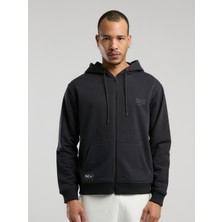 Ever Essentials Regular Antrasit Erkek Kapüşonlu Full Zip Sweatshirt