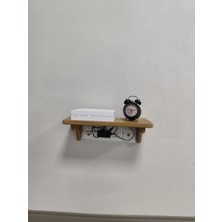 Dekoratif Priz Üstü Raf, Tekli Modem Rafı