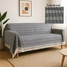 Ilmeki %100 Geri Dönüştürülmüş Iplikten Üretilmiş 200X230 cm Armürlü Pike / Koltuk ve Yatak Örtüsü
