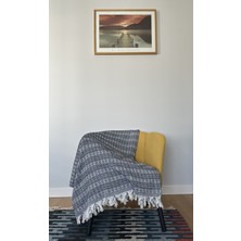 Ilmeki %100 Geri Dönüştürülmüş Iplikten Üretilmiş 200X230 cm Armürlü Pike / Koltuk ve Yatak Örtüsü
