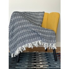 Ilmeki %100 Geri Dönüştürülmüş Iplikten Üretilmiş 200X230 cm Armürlü Pike / Koltuk ve Yatak Örtüsü