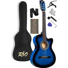 Klasik Gitar Kesik Kasa Sap Ayarlı Kılıf Askı Pena Sticker Burgu Çevirici Sileme Bezi Ayar Alyanı