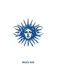 Tattoo MGZS-050 Yarı Kalıcı Medusa Güneş Kadını Desen Dövme