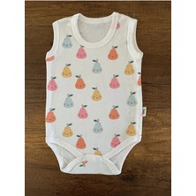 1 Adet Kolsuz Kız Erkek Bebek Badi Body Zıbın Alttan Çıtçıtlı Bisiklet Yaka Yenidoğan