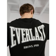 Ever Classics Oversize Arkası Baskılı  Siyah Erkek Tişört