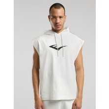Ever Classics Oversize Beyaz Erkek Kolsuz Sweatshirt