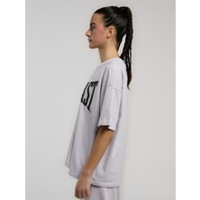 Ever Classics Wmn Oversize Lila Kadın Tişört