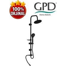Gpd DST19-2-S Yönlendiricili Duş Seti (3 Fonksiyonlu El Duşu + Ø200)