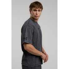 Everlast Ny Street Oversize Antrasit Erkek Tişört