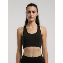 Everfit Training Essentials Siyah Kadın Cross Back Sporcu Sütyeni