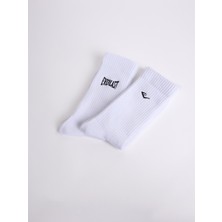 Everlast Logo Nakışlı 2'li Beyaz Çorap