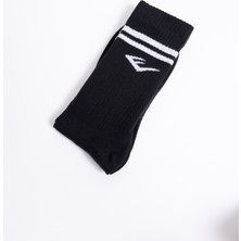 Everlast Stripe Econ 3'lü Siyah Çorap