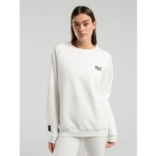 Ever Essentials Beyaz Kadın Sweatshirt