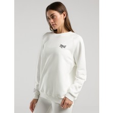 Ever Essentials Beyaz Kadın Sweatshirt