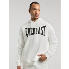 Ever Classics  Comfort Beyaz Kapüşonlu  Erkek Sweatshirt