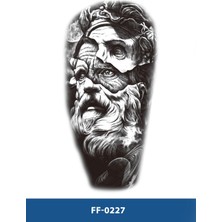 Tattoo FF-227 Orta Boy Zeus Desen Geçici Dövme