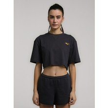 Ever Classics Wmn Comfort Füme Kadın Crop Tişört