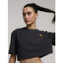 Ever Classics Wmn Comfort Füme Kadın Crop Tişört