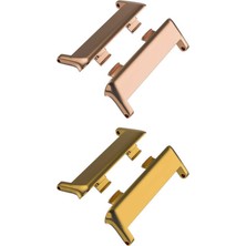 Oppo Watch 46MM 22MM Metal Kordon Dönüştürücü Mtsc - Siyah