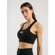 Ever Essentials Siyah Kadın Pamuk Sporcu Sütyeni