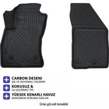 Opel Combo Panelvan 2025 Carbon Desen Havuzlu Paspas | Kaymaz & Koku Yapmaz
