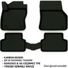 Volkswagen Golf 7 2013 Carbon Desen Havuzlu Paspas | Kaymaz & Koku Yapmaz