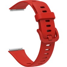Mastersonic Huawei Band 7 Krd-71 Uyumlu Kordon Mtsc - Kırmızı