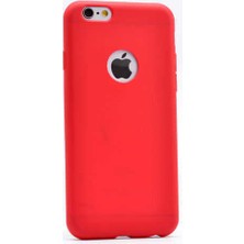 iPhone 4s Uyumlu Mtsc Premier Silikon Kapak-Kırmızı