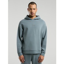 Ever Relaxed Comfort Kapüşonlu Gri Erkek Sweatshirt