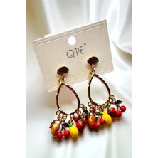 Sallantılı Meyve Kiraz Limon Çilek Karpuz Küpe