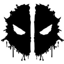 Deadpool Oto Özel Yeni Sticker 30 x 27 cm