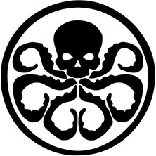 Ahtapot Oto Özel Yeni Sticker Siyah 30 x 30 cm