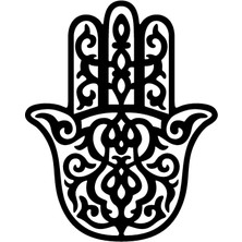 Fatıma Ana Eli Oto Özel Yeni Sticker 20 x 26 cm