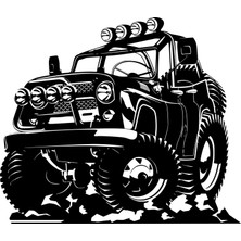 Klasik Arabalar Model 15 Oto Özel Yeni Sticker 30 x 27 cm