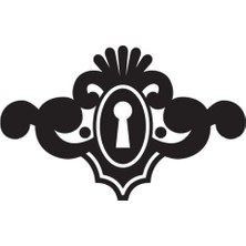 Tarihi Kilit Göbeği Model 3 Oto Özel Yeni Sticker 25 x 15 cm